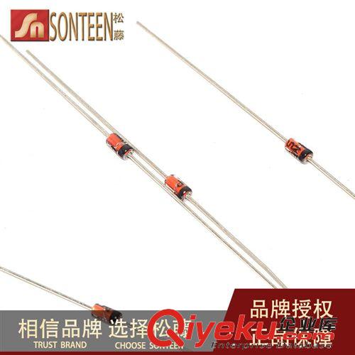 松藤|1N4748 IN4748 直插穩壓二極管 1W 22V(250個)