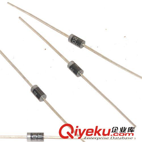 松藤|1N4002 IN4002 整流二極管 長腳大功率1A/100V(200個)原始圖片2