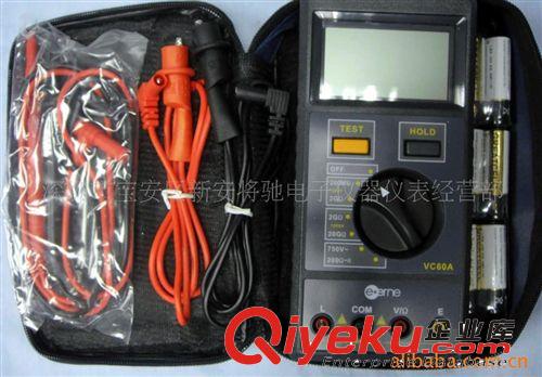VC60A帶電壓和通斷測(cè)量量程500V/1000V/20GΩ絕緣電阻兆歐表原始圖片2