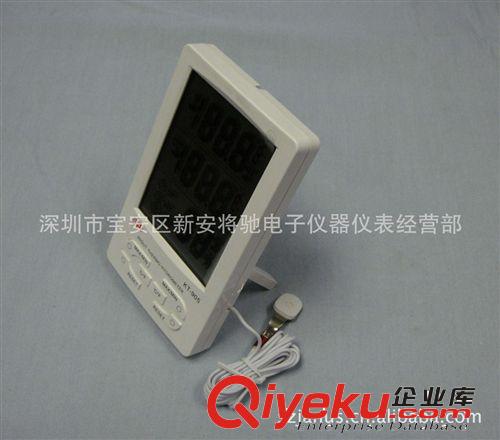 供應(yīng)KT905型號(hào)數(shù)字顯示室內(nèi)室外雙溫度-10℃-50℃/99%溫濕度表原始圖片2