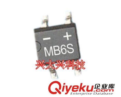 贴片SOP4桥堆MB6S 全新原装SEP品牌 0.5A 600V 实体店 现货