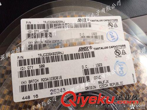 AVX 貼片鉭電容 47UF 6.3V A型 3216 進口原裝