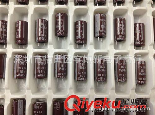 黑金剛 1500UF 16V 10X20 日本 KZH 高頻低阻系列原始圖片2