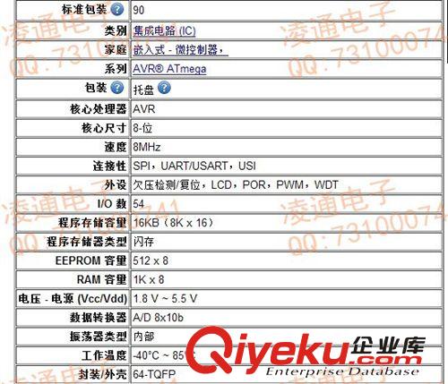 全新原裝  ATMEGA169PV-8AU，tj供應(yīng)ATMEL 單片機(jī)/存儲(chǔ)器芯片