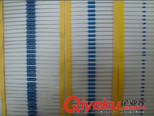 廠家供應(yīng) 1/2W金屬膜電阻 金膜電阻 MF 1% 阻值1R-1M任選 28元/K原始圖片2