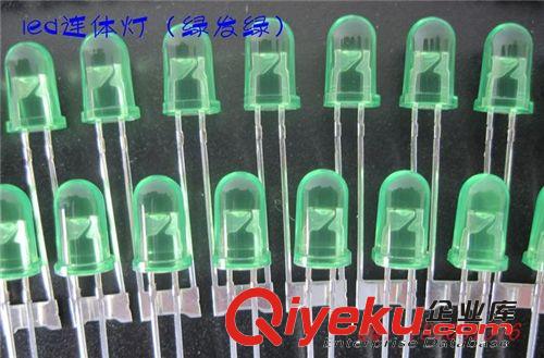 專業批發LED電子燈箱連體燈 綠色led連體燈 綠發綠聯體燈珠