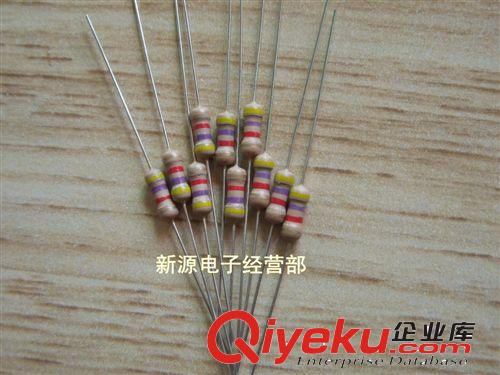 1/4W 0.25W 碳阻 碳膜電阻 精度5% 電阻 色環電阻 47R 47歐原始圖片2