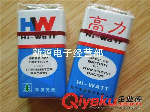 HW高力電池 9V電池9伏 6F22干電池 碳性電池 無線麥克風電池 全新原始圖片2