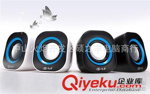 2.0USB迷你筆記本小音箱 個(gè)性小音響 Q蛋圓形音箱 低價(jià)配件批發(fā)原始圖片2