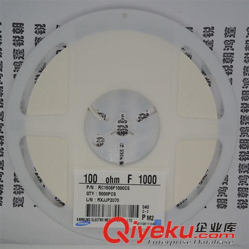 貼片電阻 0603 1% 100R 盤裝5000個 全新原裝 電阻全系列批發(fā)原始圖片2