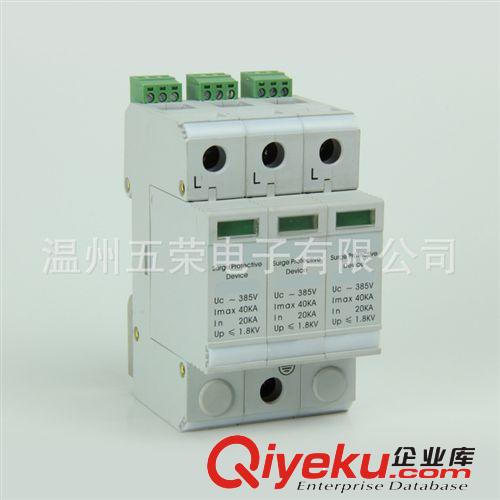 廠商供應(yīng)SPD浪涌保護器 防雷/電涌保護器 20-40KA 3P避雷模塊440V原始圖片2