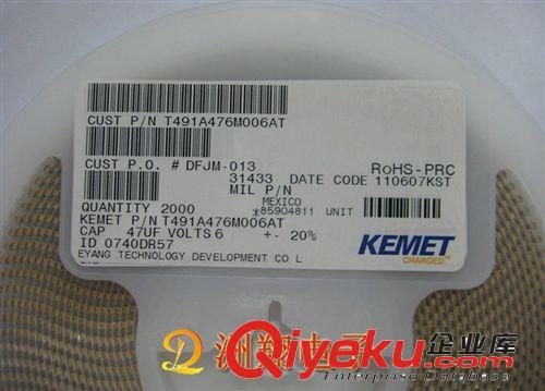 T491A155K020AS T491A155K025AS A 3216 1.5UF 20V 25V基美鉭電容原始圖片3