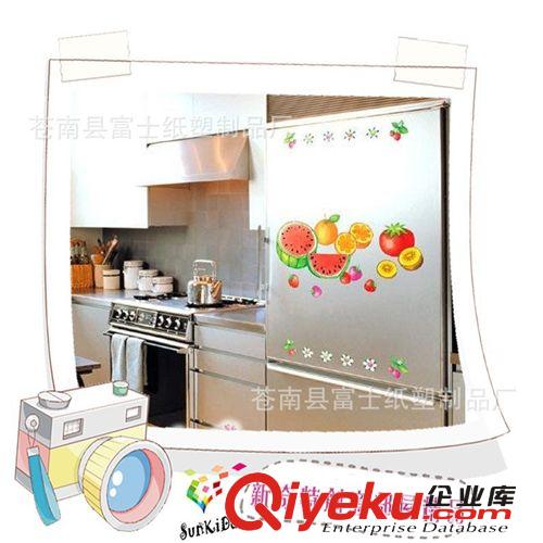 廠家訂制各種水果蔬貼紙菜PVC透明料不干膠貼紙標簽原始圖片3