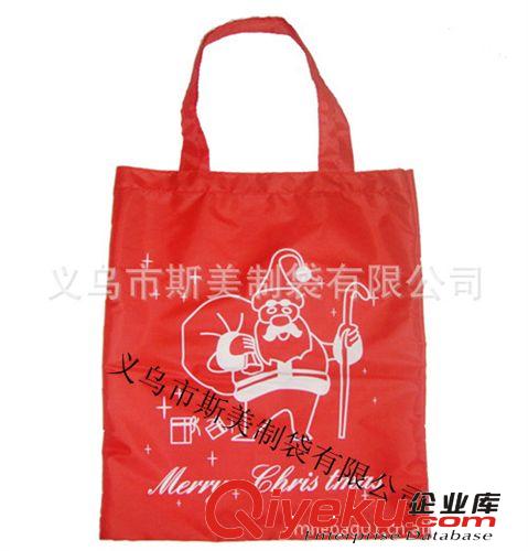 廠家直銷圣誕節(jié)日禮品廣告袋 促銷折疊環(huán)保購物袋 圣誕禮品袋原始圖片2