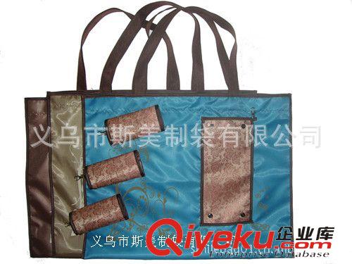 2014新款創(chuàng)意折疊購物袋 韓國歐美春卷包廠家直銷 拉鏈包原始圖片2