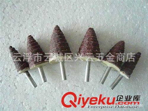 供應磨料磨具 批發千葉輪 帶柄圓錐砂布磨頭 帶柄頁輪 磨頭原始圖片2