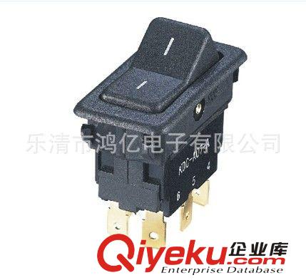 廠家供應防水船型開關 電動工具開關 汽車開關 防水帶燈蹺板開關原始圖片3