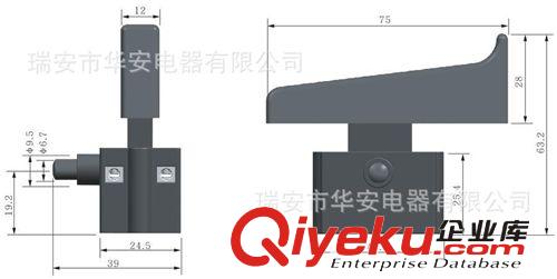 FA4-10/2B 2W 2D 電動工具開關 按鈕開關 溫州 瑞安華安電器