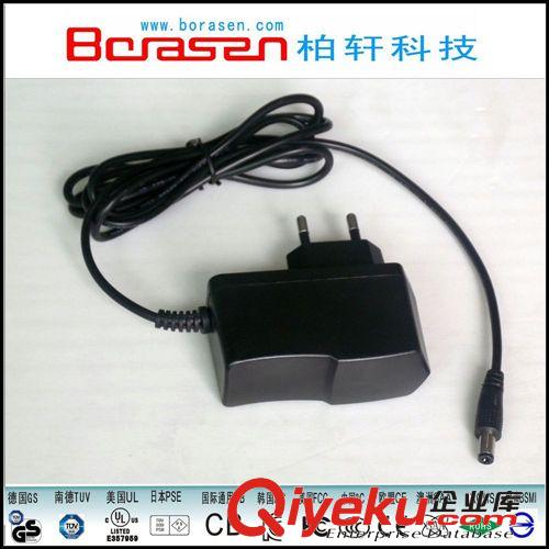 廠家直銷12V1A 歐規(guī)CE認證 LED軟燈條，臺燈電源適配器原始圖片2