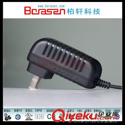 廠家批發(fā)12V1A插墻式POS機(jī)電源適配器