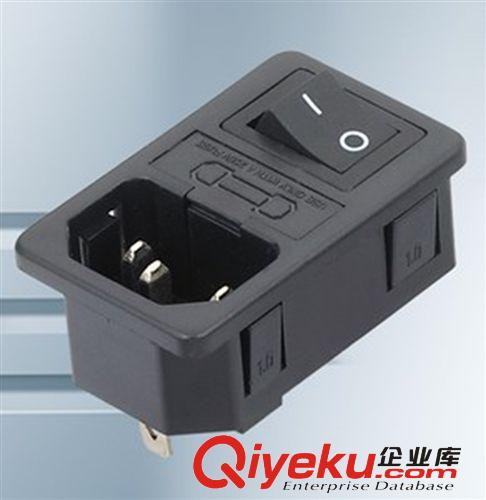 CNLEDA 樂達(dá)電子 帶保險帶開關(guān) 品字電源插座 IPZ-107 3C認(rèn)證公座