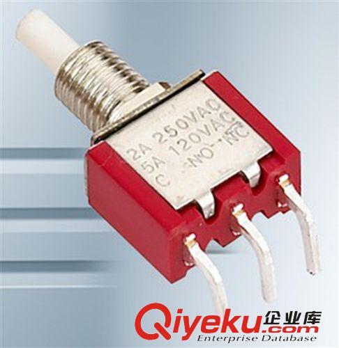 生產(chǎn) 廠家 工廠 現(xiàn)貨直銷 彎腳按鈕開關(guān) PS8-11M3 2A250V 3腳