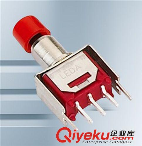 生產(chǎn) 廠家 工廠 現(xiàn)貨直銷 彎腳按鈕開關(guān) PS8-11M3 2A250V 3腳