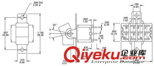 廠家直銷 船型頭鈕子開關 RS8-402R1 4組 12腳 紅色 4路