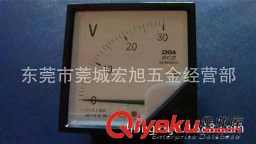 供應ZODA電壓表 6C2   0-30V