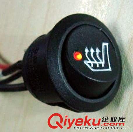 小圓開關(guān)三檔開關(guān)汽車加熱墊開關(guān)R13-112DL原始圖片3