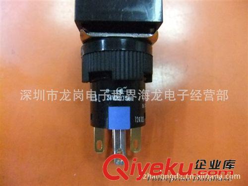 溫州金宏/16mm/JHK-231RL/M16/矩形帶燈復(fù)位按鈕/長方形按鈕開關(guān)原始圖片2