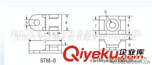 供應(yīng)束線帶固定座STM-1扎帶固定座扎線固定座原始圖片2