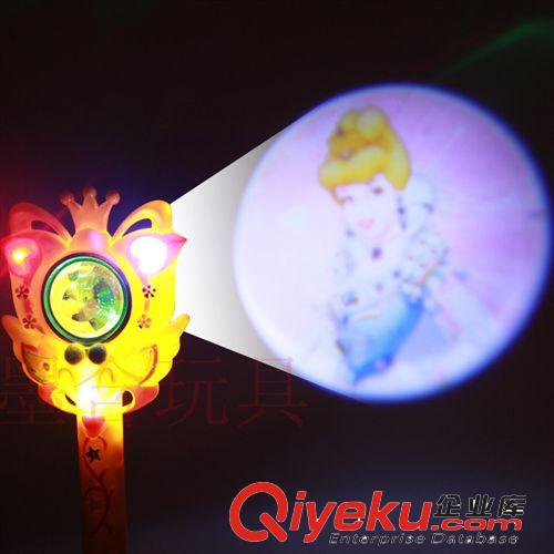 新款熱賣 爸爸去哪兒 555電動投影魔法棒 音樂閃發(fā)光玩具批發(fā) 14原始圖片3