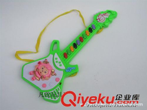 寶寶掛胸前 721喜洋洋電子音樂吉他 益智玩具批發 132
