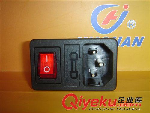 三合一帶開(kāi)關(guān)電源插座、AC電源插座、穩(wěn)壓器電源插座、多功能插座原始圖片3