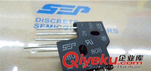 直銷高品質橋堆KBU808 SEP原裝 環(huán)保zp 一手貨源原始圖片2