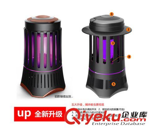 {gx}滅蚊燈 滅蚊器LED光觸媒滅蚊器 創(chuàng)意捕蚊機驅(qū)蚊防蚊燈批發(fā)原始圖片2