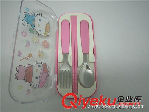 供應(yīng)不銹鋼創(chuàng)意卡通禮品餐具，卡通環(huán)保便攜餐具，餐飲用品餐具原始圖片2