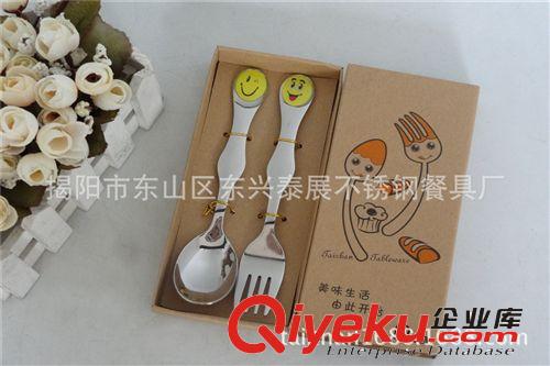 ?？ㄍú途咛籽b   卡通滴膠勺叉   小孩餐具套裝   紀(jì)念禮品