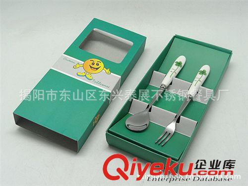 供應(yīng)不銹鋼促銷餐具，gd精美禮品餐具套裝，便攜陶瓷禮品餐具原始圖片3