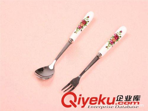 本廠專業(yè)生產(chǎn)不銹鋼陶瓷餐具，卡通禮品餐具套裝原始圖片2