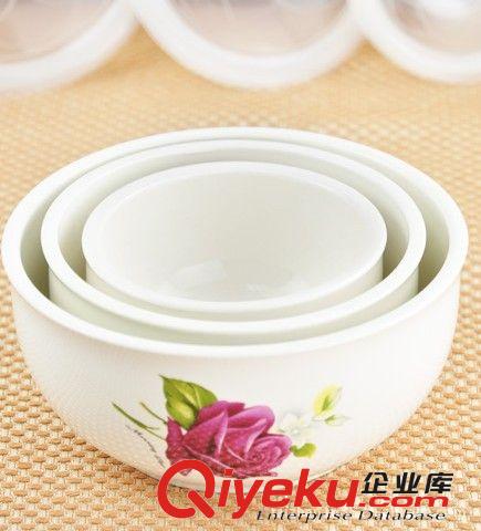 廠家定做陶瓷碗，保鮮碗，強(qiáng)化瓷碗，促銷禮品碗套裝.廚房用品原始圖片3