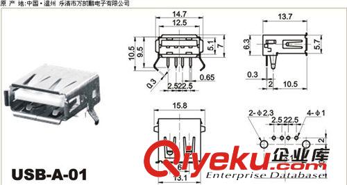 USB/1394插座