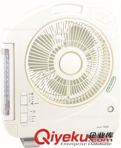 出口日本 帶LED燈充電電風扇 停電可持續使用10小時原始圖片2
