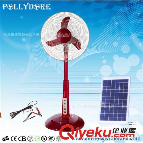 寧波工廠專業(yè)制造太陽能直流風扇帶燈原始圖片2