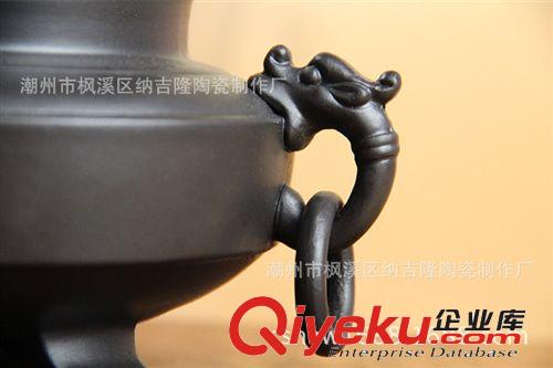 廠家直銷圓環(huán)龍耳獅鼎檀香爐 檀香爐塔香插供佛香爐家居書房用品原始圖片3