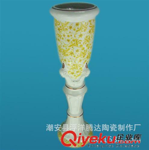 【廠價(jià)直銷(xiāo)】陶瓷工藝品 陶瓷花插 C008原始圖片2