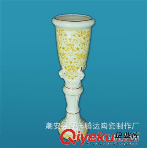 【廠價(jià)直銷(xiāo)】陶瓷工藝品 陶瓷花插 C008原始圖片3