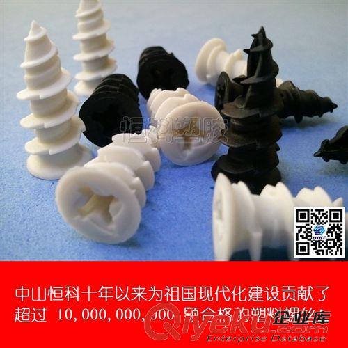 恒科塑料自攻螺絲廠家直銷塑膠自攻螺釘 尼龍自攻螺絲批發加工原始圖片2