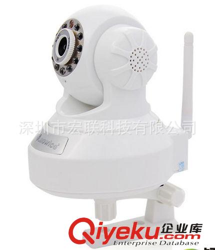 30萬像素H.264家用無線監(jiān)控?cái)z像機(jī)，WIFI，紅外夜視遠(yuǎn)程監(jiān)控防盜